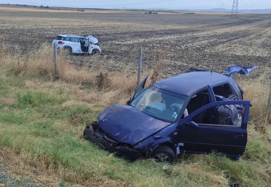 Две деца и жена сa в болница след тежка катастрофа на АМ „Тракия“ край Бургас 