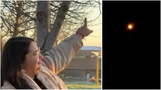 Мистериозният светещ обект в небето над Синеморец: НЛО, метеорит или самолет? (ВИДЕО)