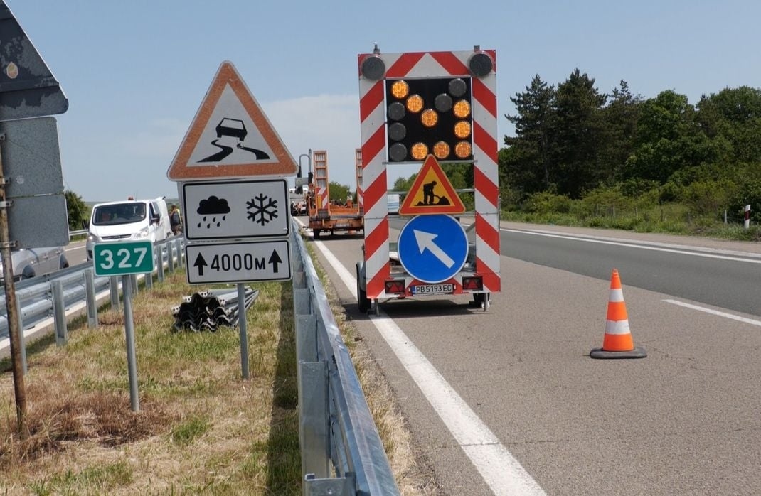 От утре затварят част от АМ „Тракия“ в района на Бургас, заради ремонт